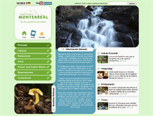 Tablet Screenshot of alberguemonterreal.com